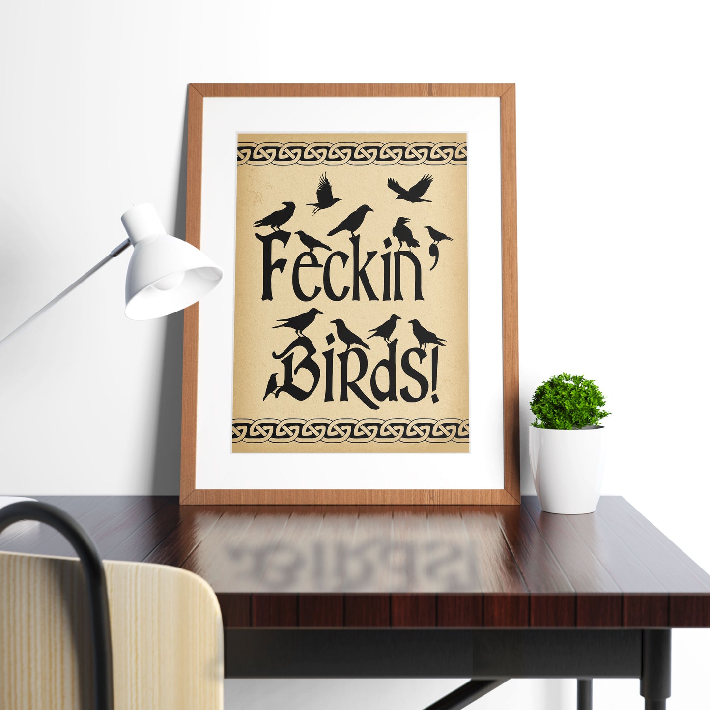 Feckin' Birds / Father Jack Quote, Father Ted Print