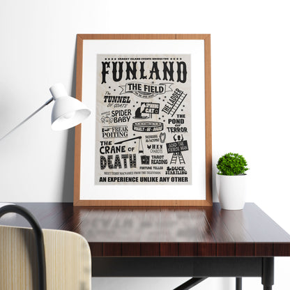 Funland poster / Craggy Island Fair, Father Ted Print