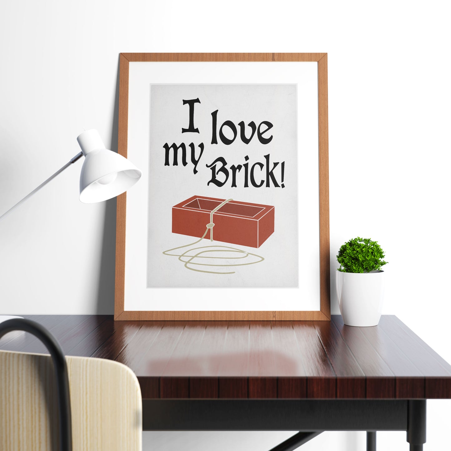 I Love My Brick - Father Jack, Father Ted Print