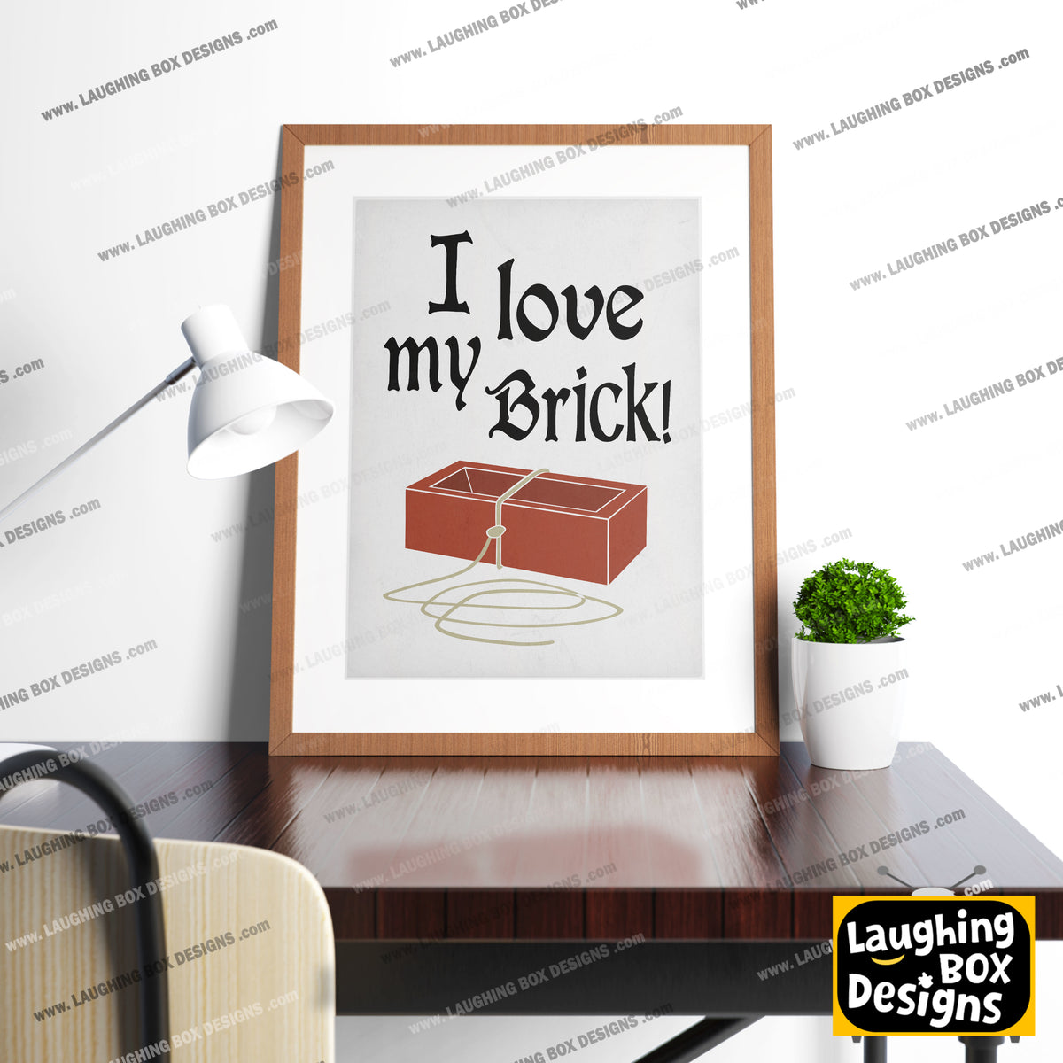 I Love My Brick - Father Jack, Father Ted Print