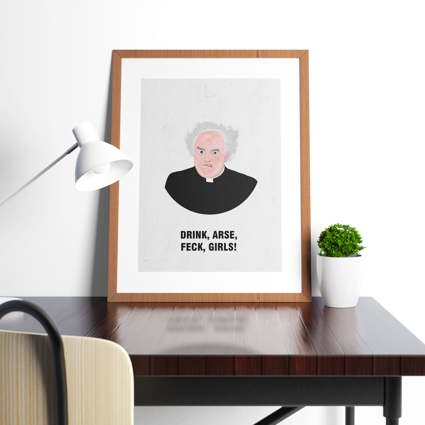 Father Jack / Drink, Arse, Feck, Girls! Father Ted Print