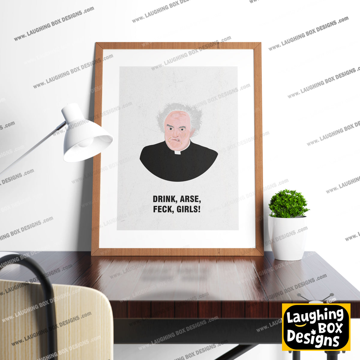 Father Jack / Drink, Arse, Feck, Girls! Father Ted Print