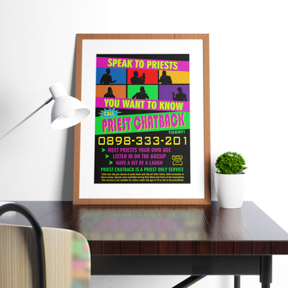 Priest Chatback / Father Ted Poster, Father Ted Print