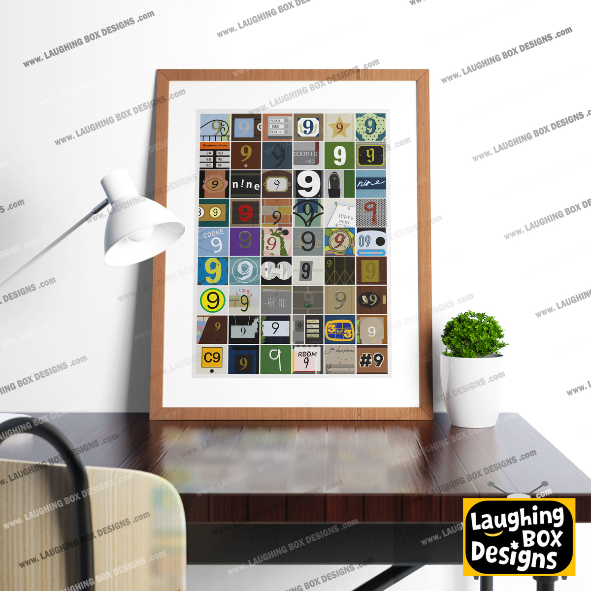 ALL THE NINE'S, Inside Number Nine Print