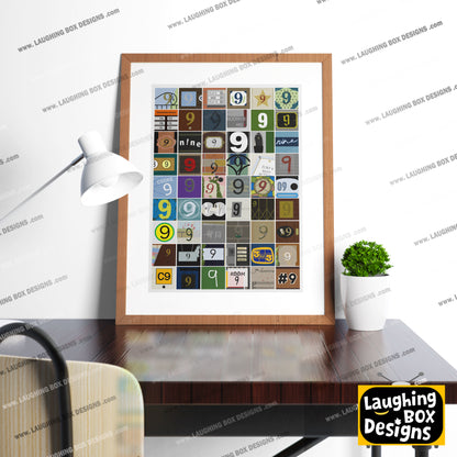 ALL THE NINE'S, Inside Number Nine Print