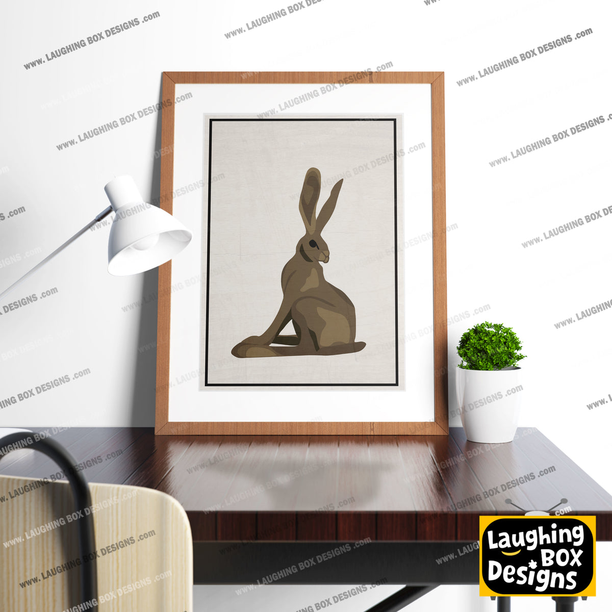 HARE STATUE, Inside Number Nine Print