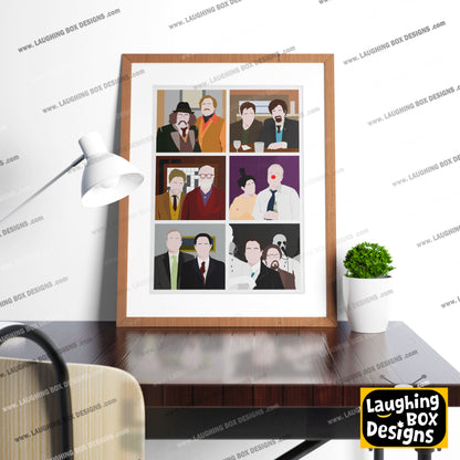 SERIES THREE CHARACTERS, Inside Number Nine Print