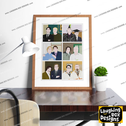 SERIES FOUR CHARACTERS, Inside Number Nine Print