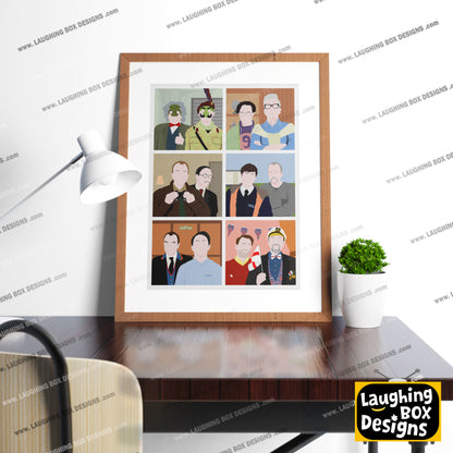 SERIES SIX CHARACTERS, Inside Number Nine Print