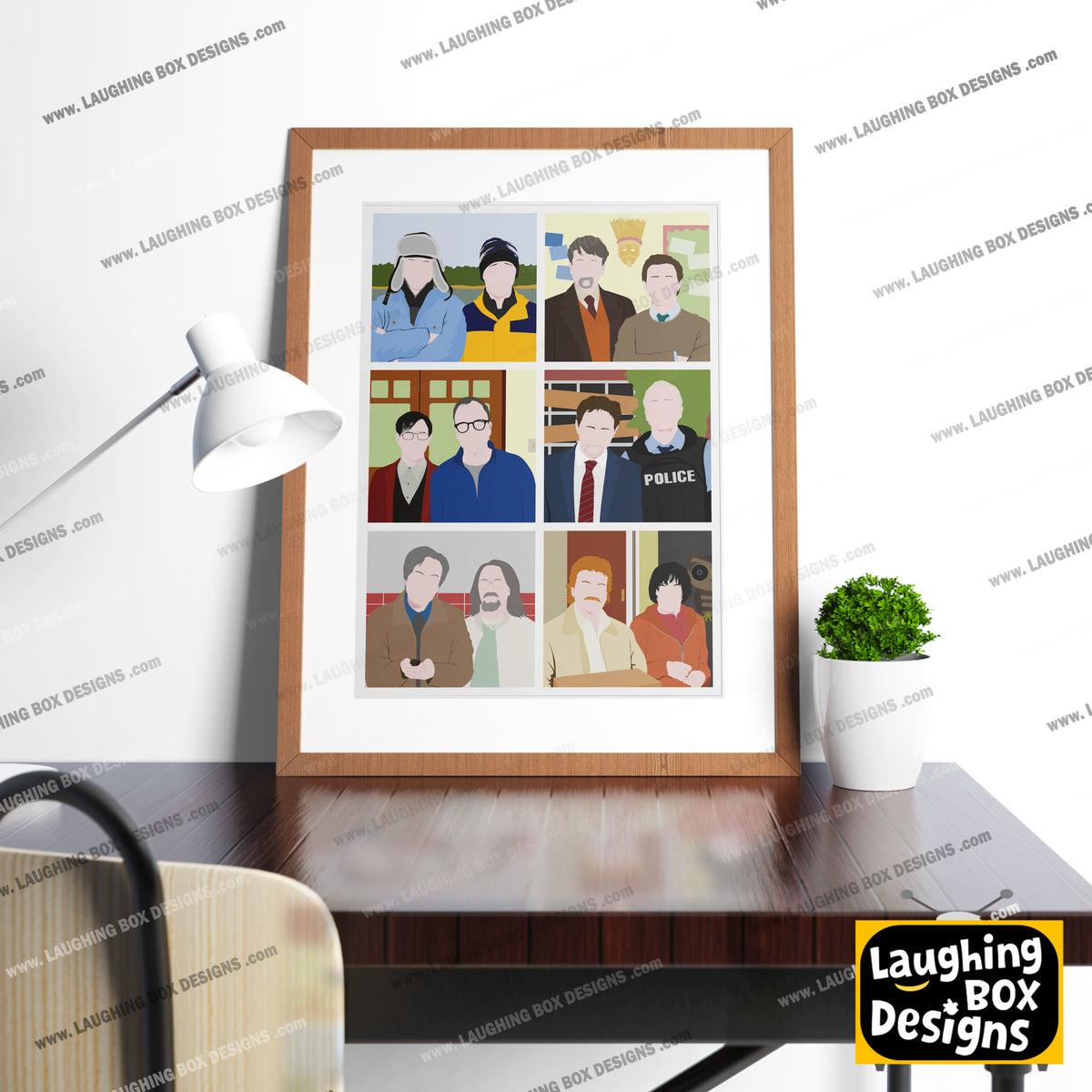 SERIES SEVEN CHARACTERS, Inside Number Nine Print