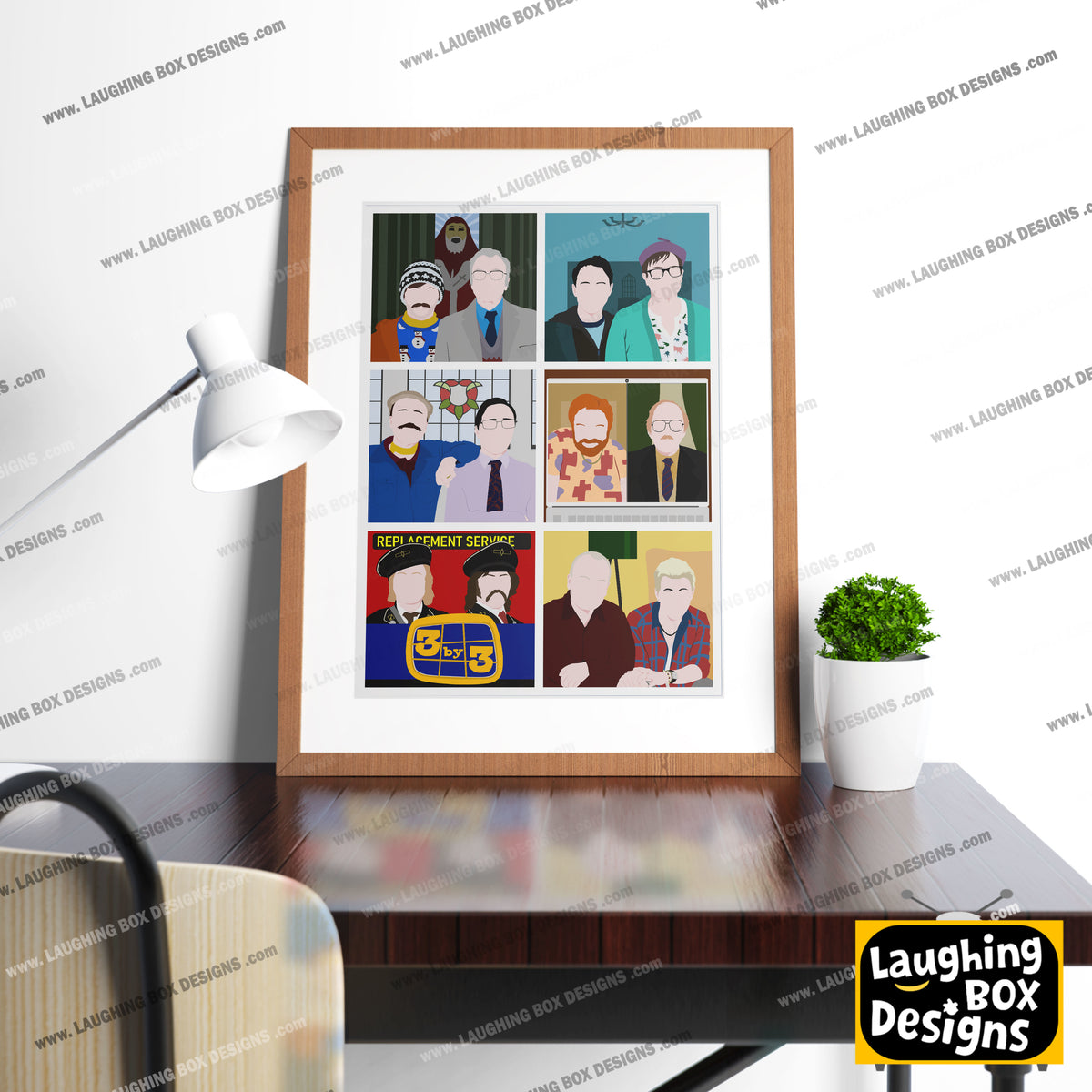 SERIES EIGHT CHARACTERS, Inside Number Nine Print