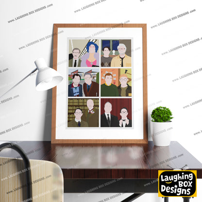 SERIES NINE CHARACTERS, Inside Number Nine Print