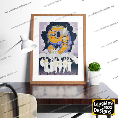 STAGE FRIGHT FINALE CHORUS LINE, Stage Fright / Inside Number Nine Print