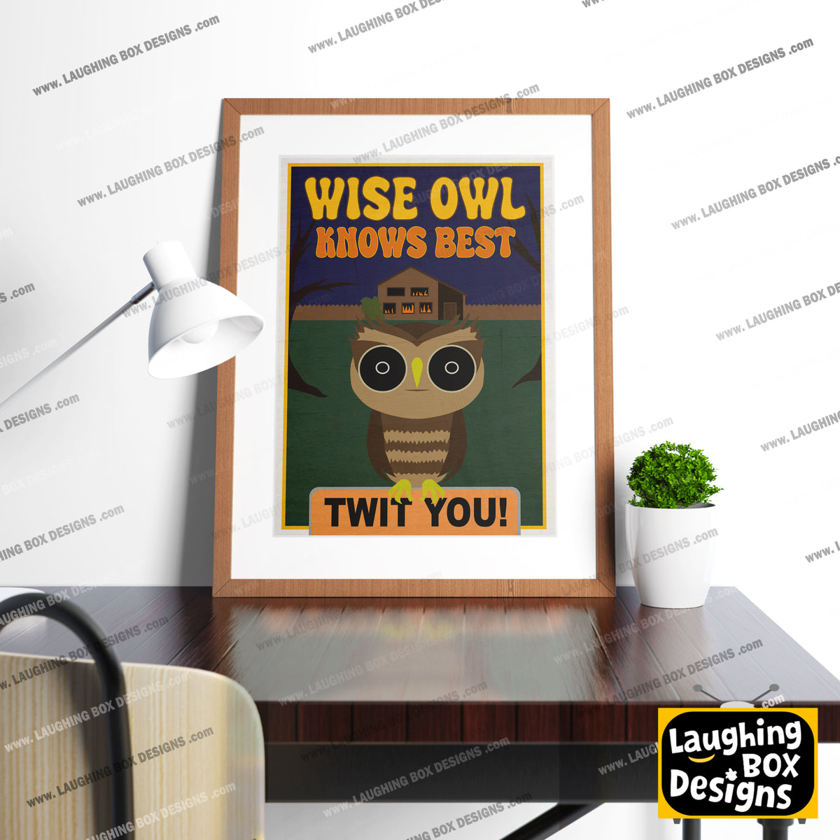 WISE OWL KNOWS BEST, Inside Number Nine Print