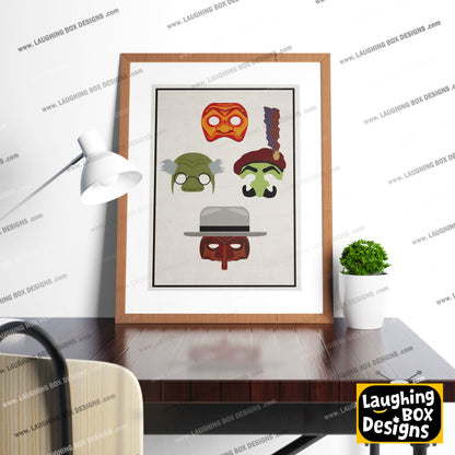 WUTHERING HEIST MASKS, Inside Number Nine Print