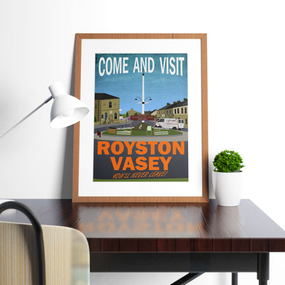 COME AND VISIT ROYSTON VASEY, Roundabout Zoo, The League of Gentlemen Print
