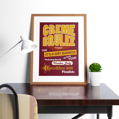 CREME BRULEE Voodoo Lady / Shit Business Tour, The League of Gentlemen Print.
