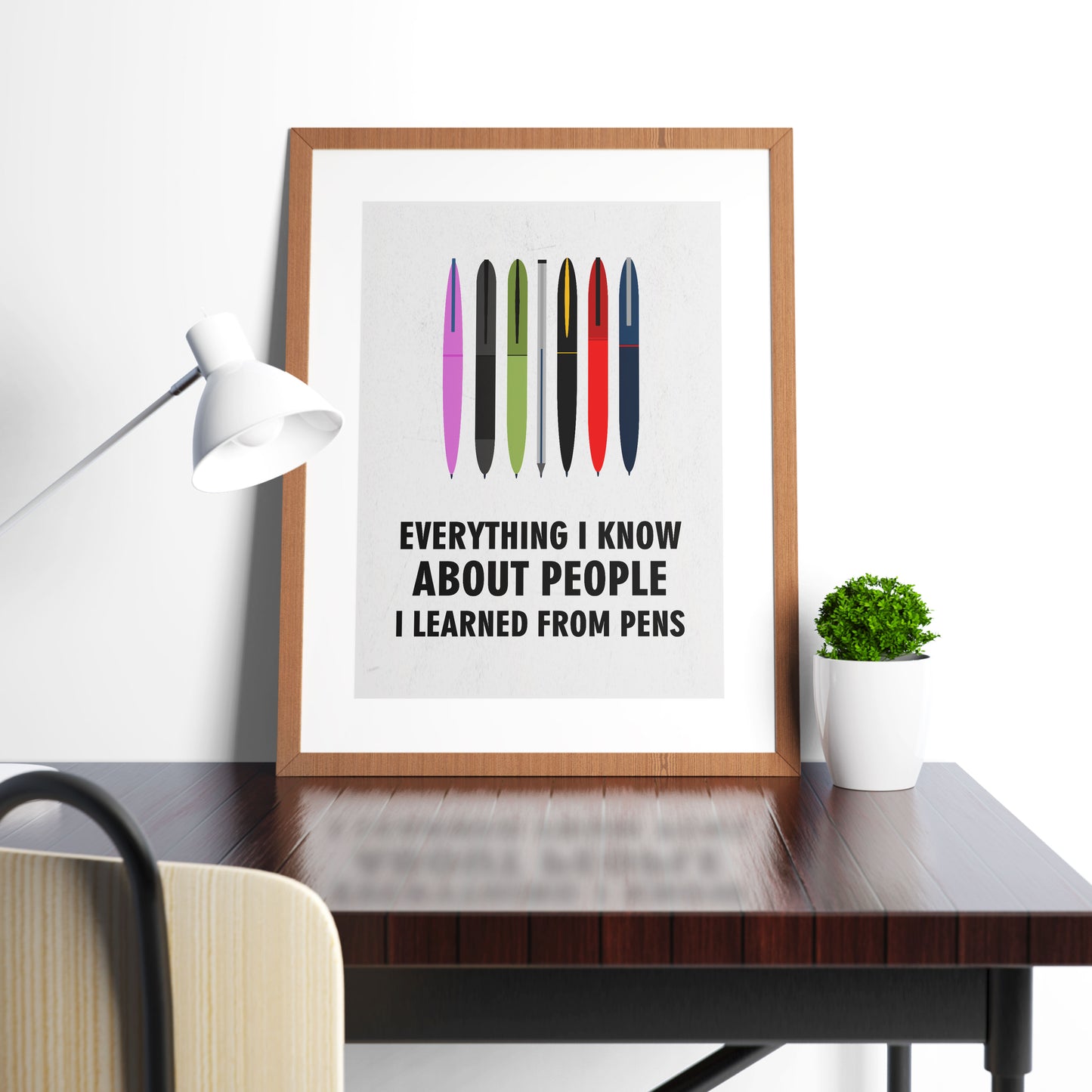 EVERYTHING I KNOW ABOUT PEOPLE I LEARNED FROM PENS, Pauline Campbell-Jones Character Quote, The League of Gentlemen Print