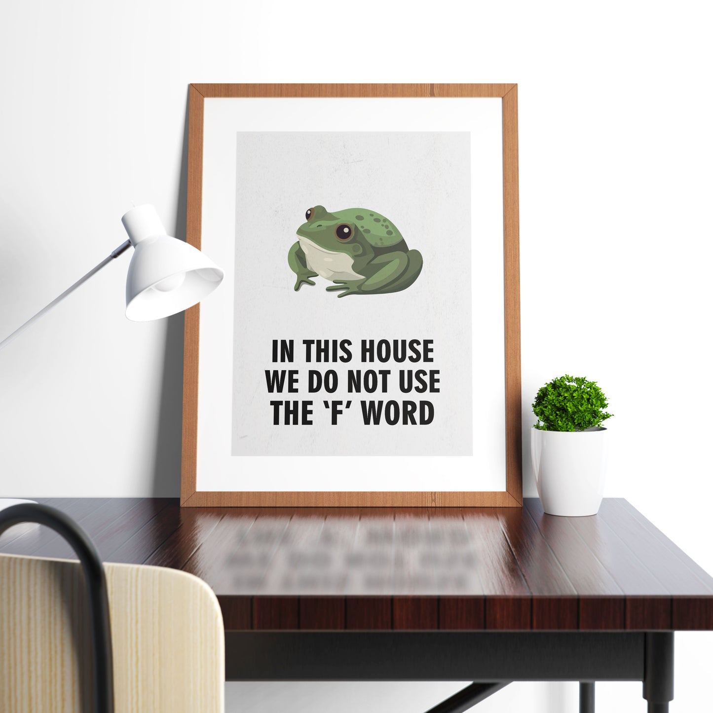IN THIS HOUSE WE DO USE THE 'F' WORD, Harvey Denton Character Quote, The League of Gentlemen Print
