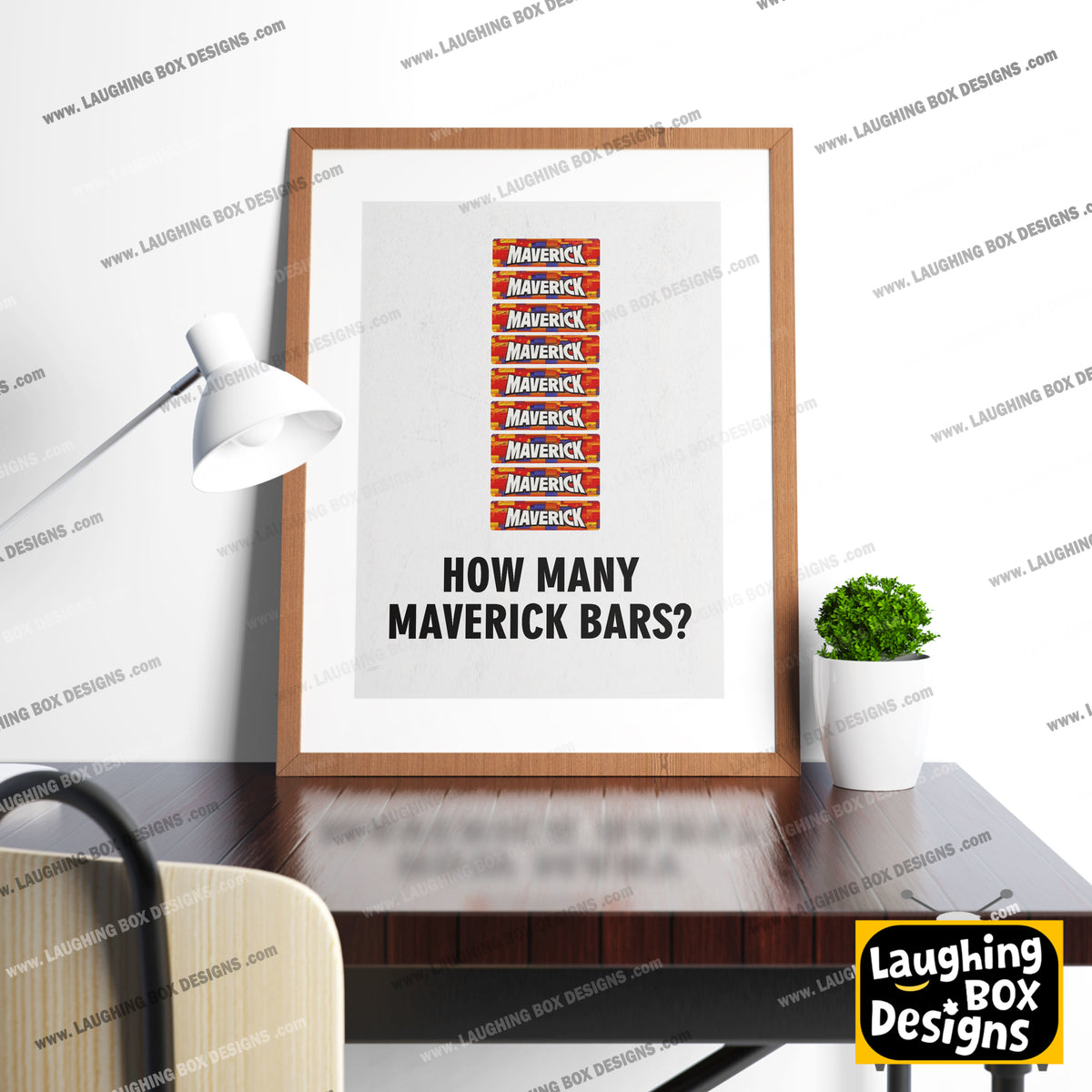 HOW MANY MAVERICK BARS? Pops Character Quote, The League of Gentlemen Print