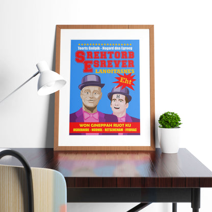 THE SENSATIONAL REVERSE BROTHERS, Tour Poster, Red Dwarf Print