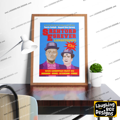 THE SENSATIONAL REVERSE BROTHERS, Tour Poster, Red Dwarf Print