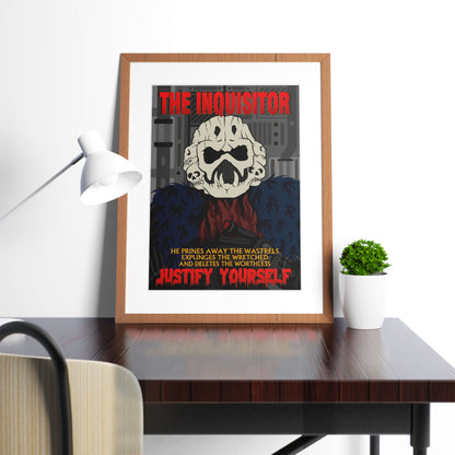 THE INQUISITOR Justify Yourself, Red Dwarf Print