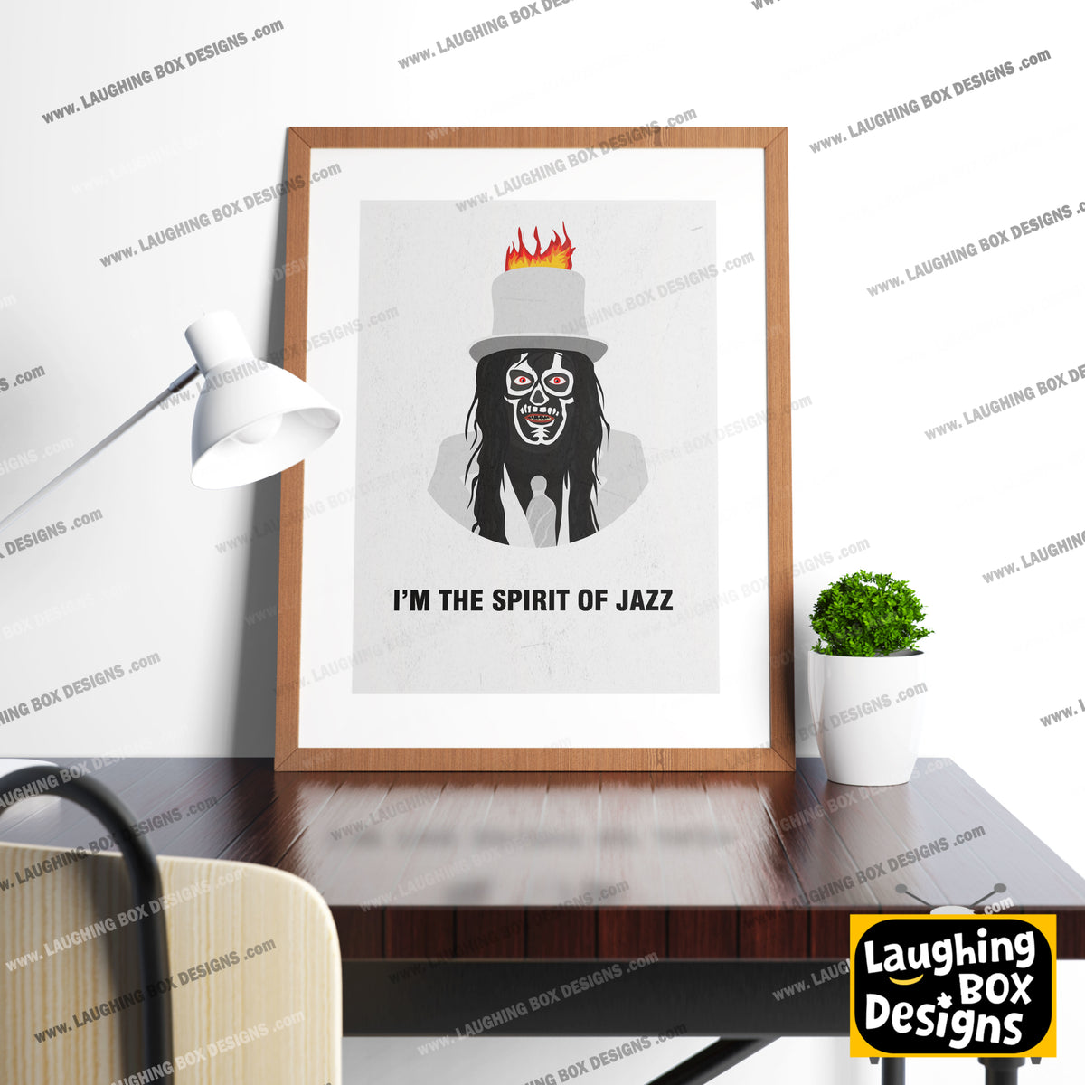 THE SPIRIT OF JAZZ , I'm The Spirit Of Jazz, Character Quotes, The Mighty Boosh Print (Copy)