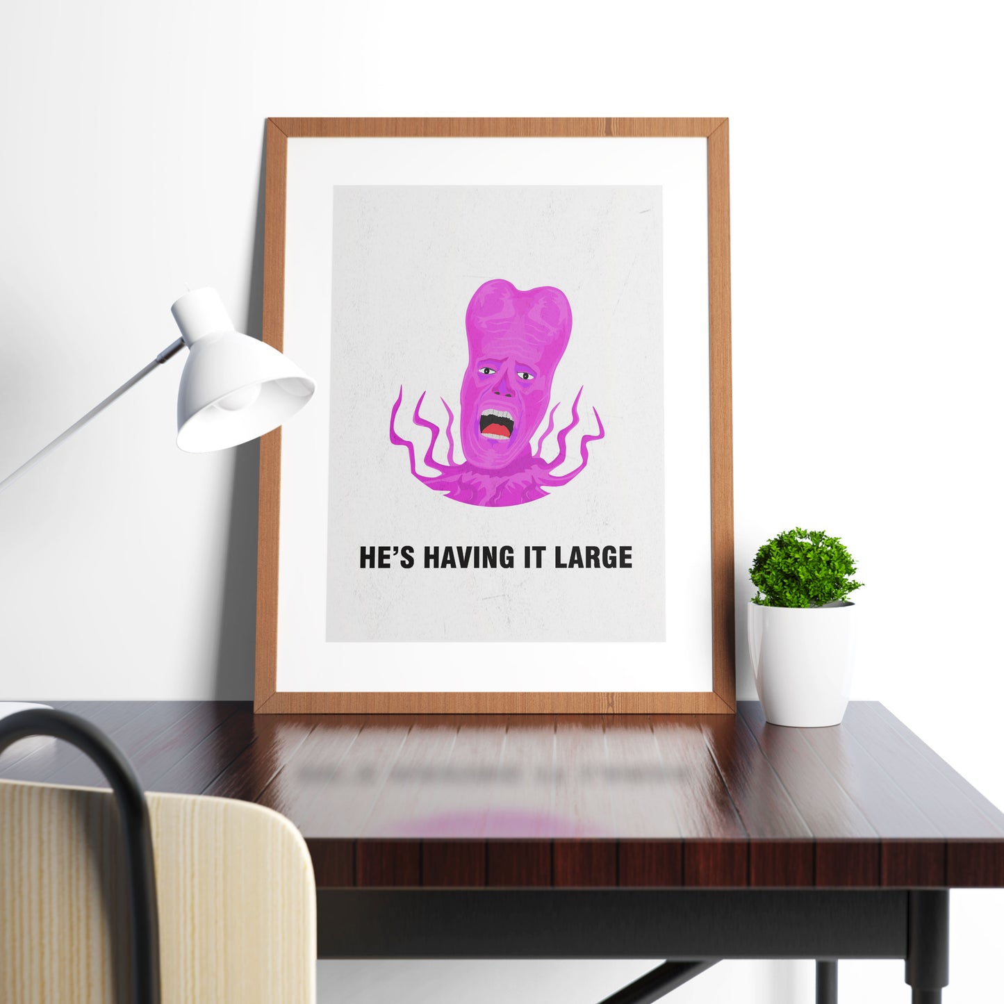 TONY HARRISON, He's Having It Large, Character Quote, The Mighty Boosh Print
