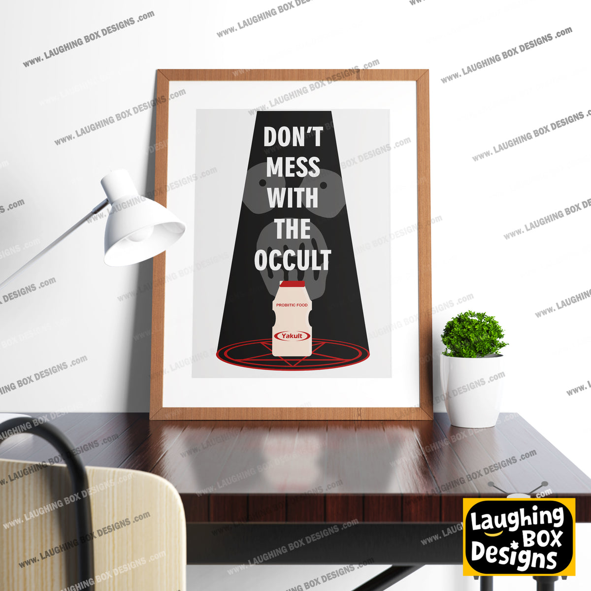 DON'T MESS WITH THE OCCULT / YAKULT, Naboo Character Quotes, The Mighty Boosh Print