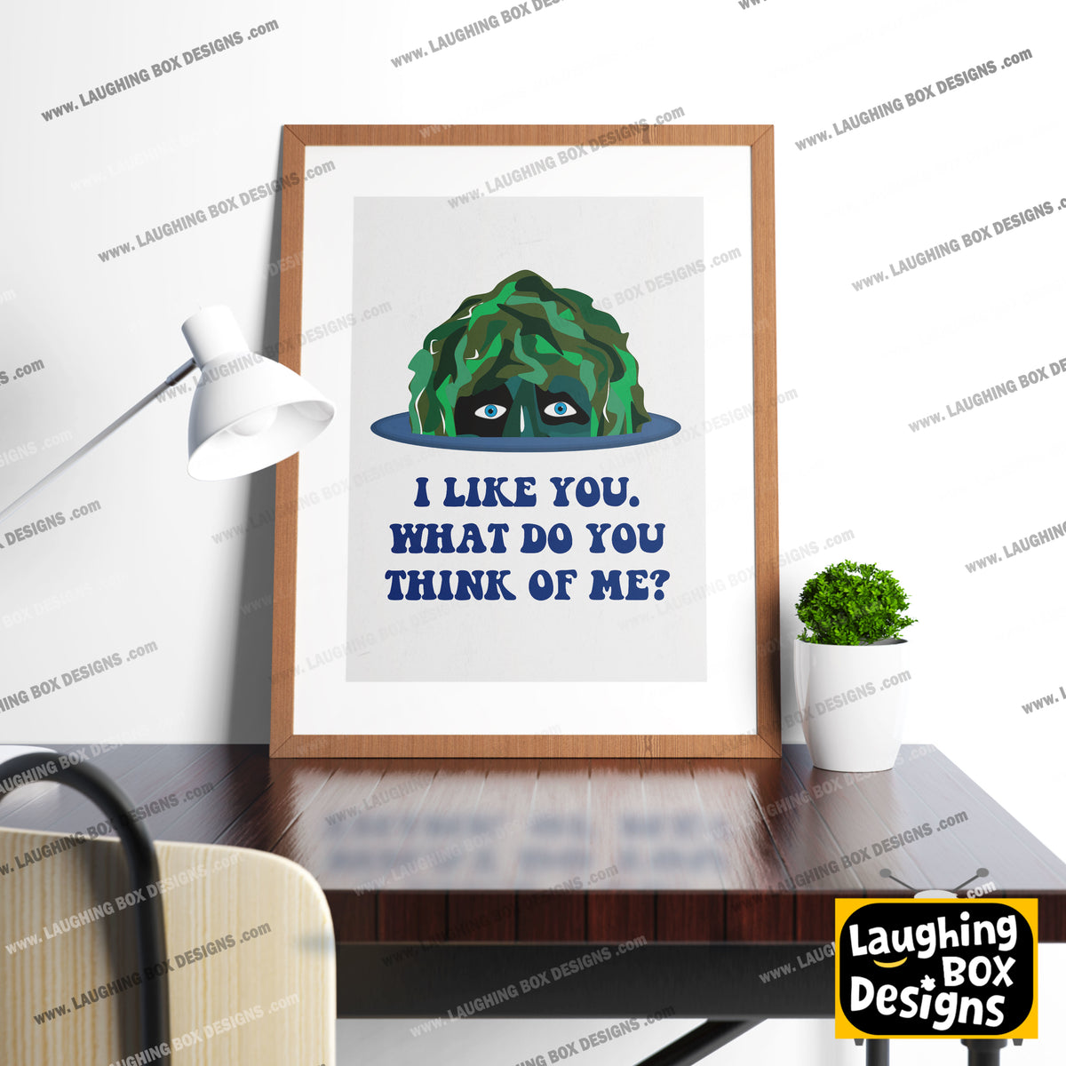 I LIKE YOU. WHAT DO YOU THINK OF ME?, Old Gregg Character Quote, The Mighty Boosh Print
