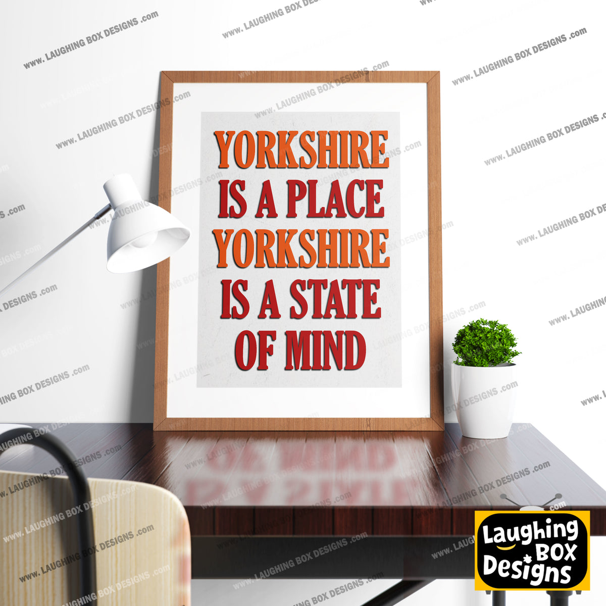 YORKSHIRE IS A PLACE YORKSHIRE IS A STATE OF MIND, Howard Moon Character Quotes, The Mighty Boosh Print