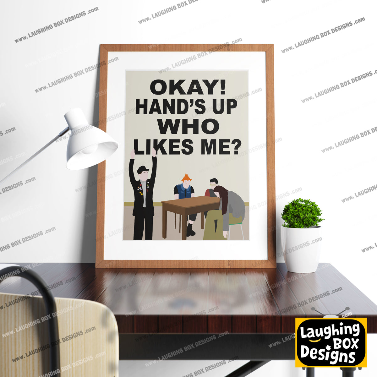 OKAY! HAND'S UP WHO LIKES ME?, Bambi Episode Quote, The Young Ones Print