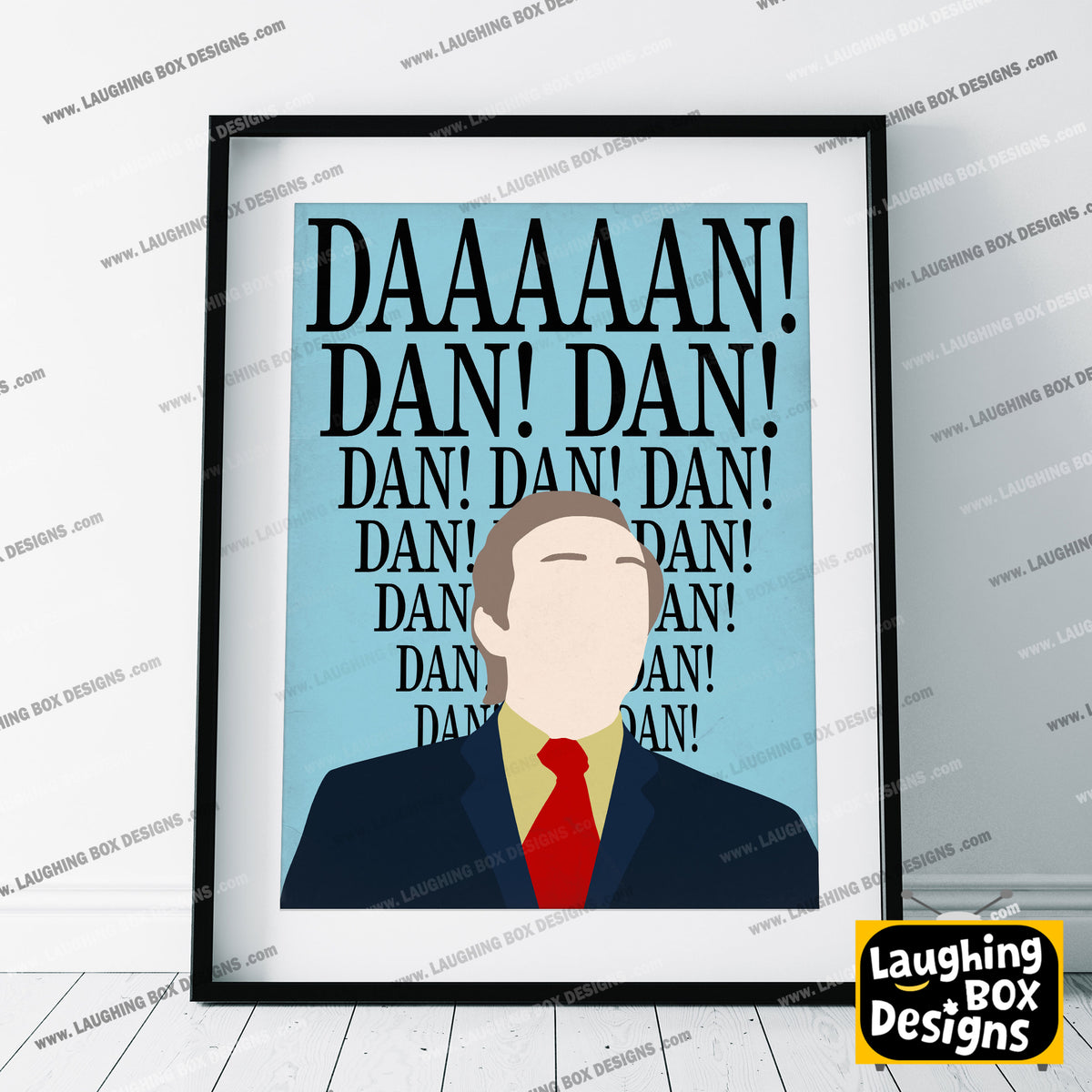 DAN! DAN! DAN! Alan Partridge Print