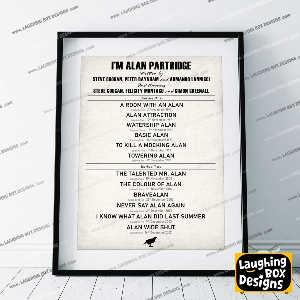 I'M ALAN PARTRIDGE EPISODE LIST Alan Partridge Print