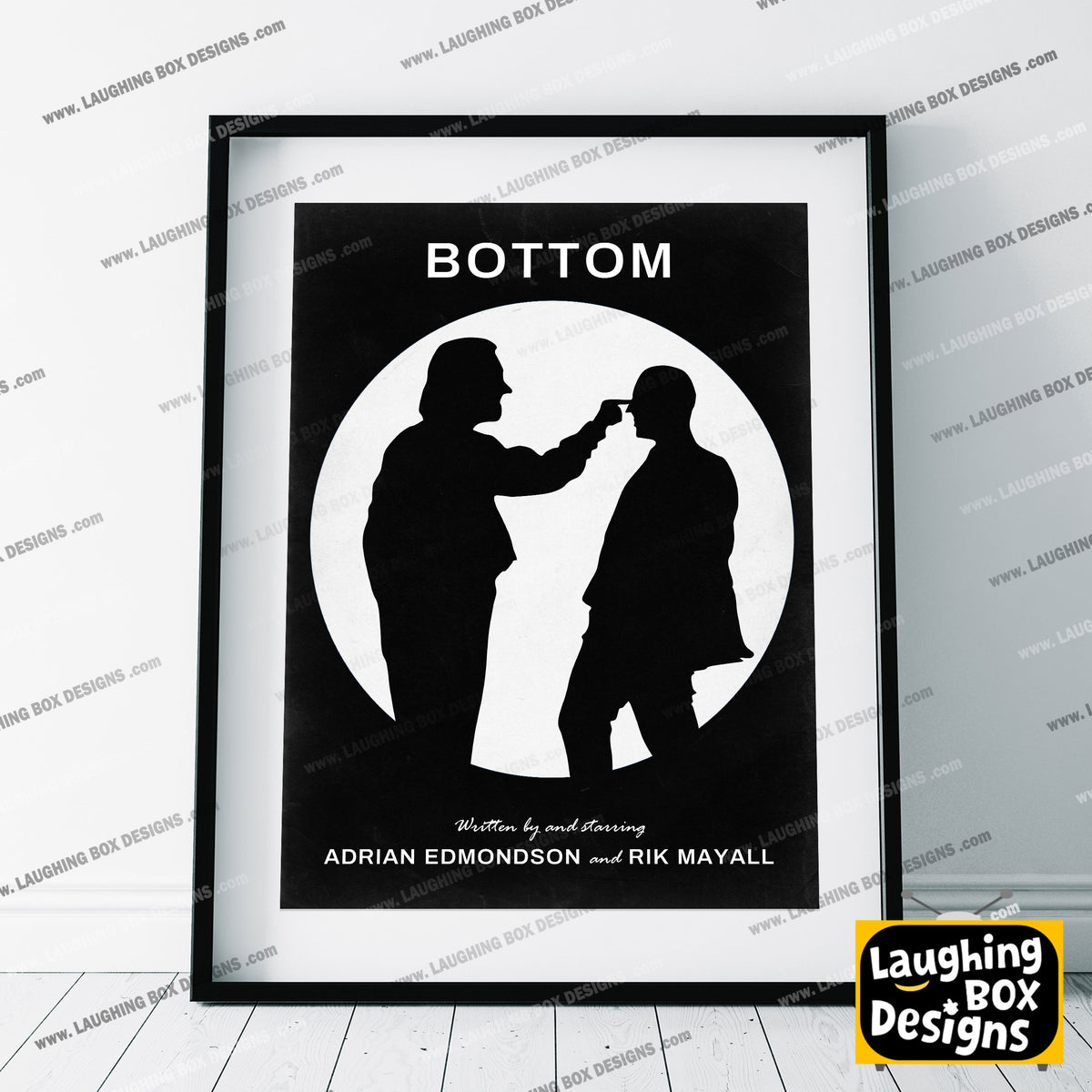 BOTTOM END CREDITS, Eye Poke Scene Silhouette, Bottom Print
