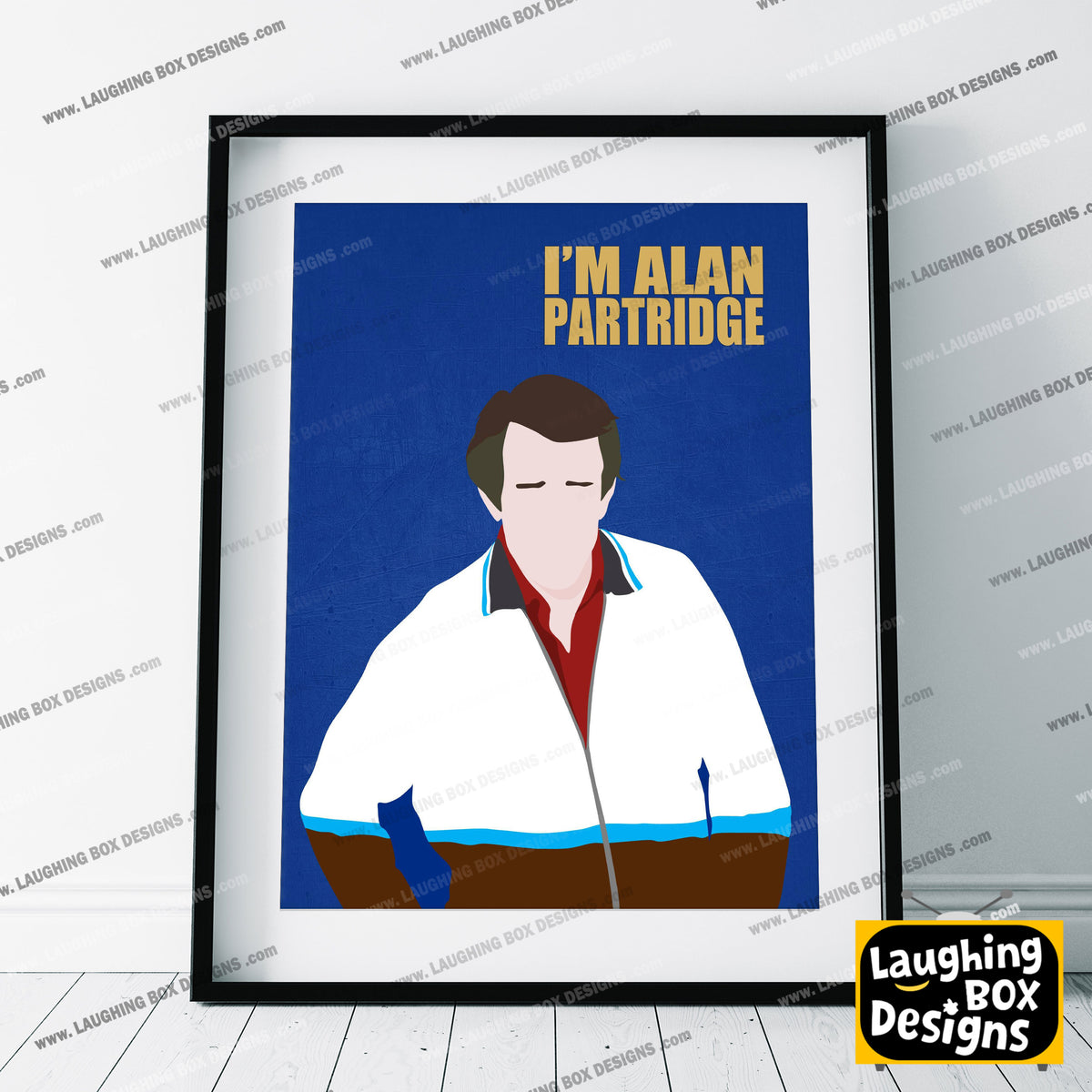 ALAN PARTRIDGE Comedy Characters Minimalist Print