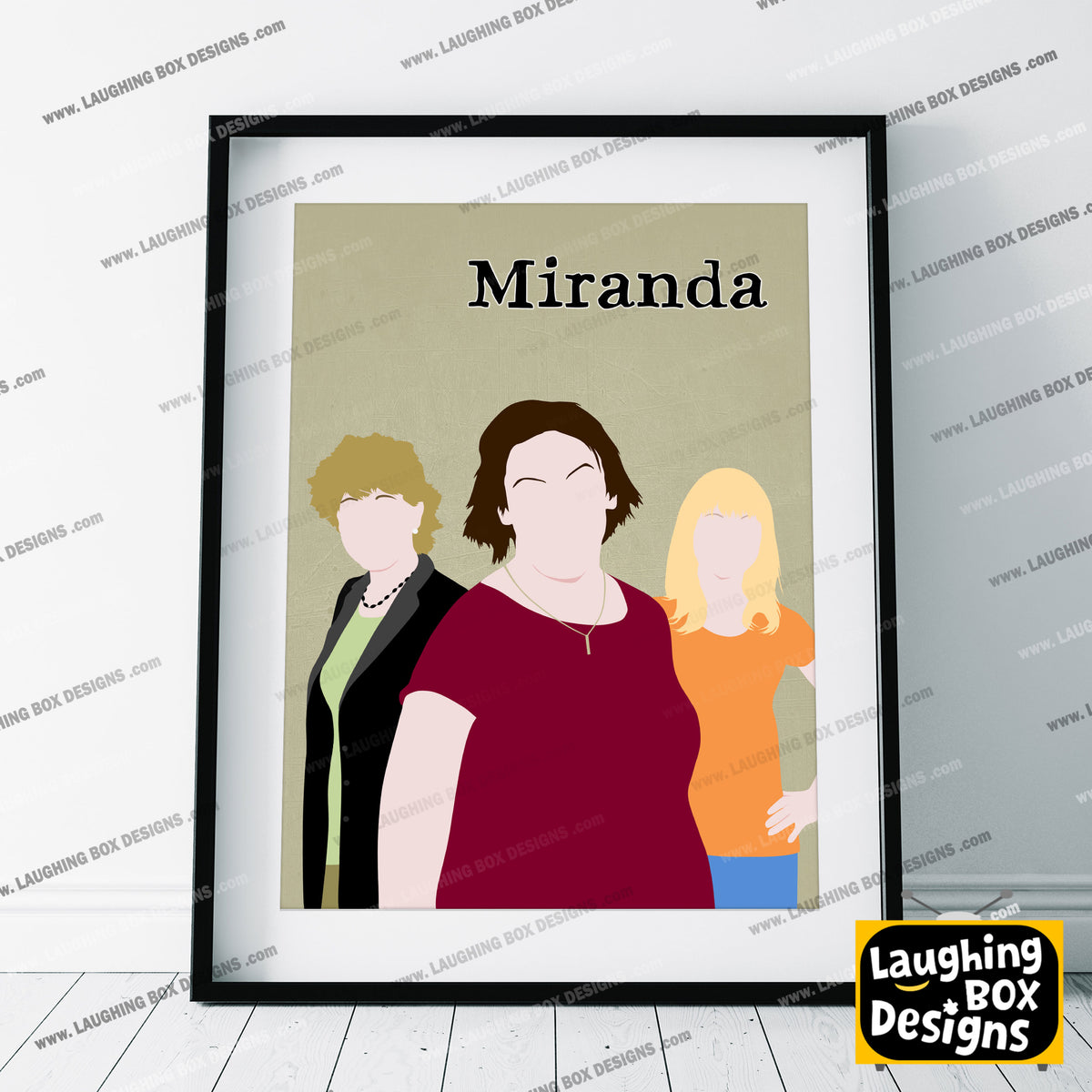 MIRANDA Comedy Characters Minimalist Print