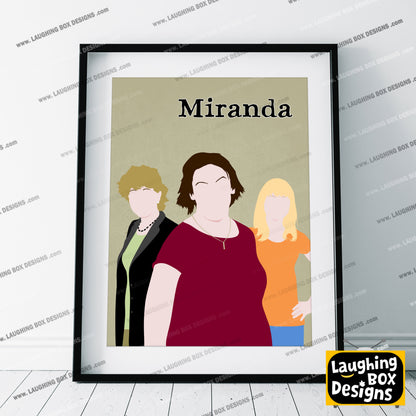 MIRANDA Comedy Characters Minimalist Print