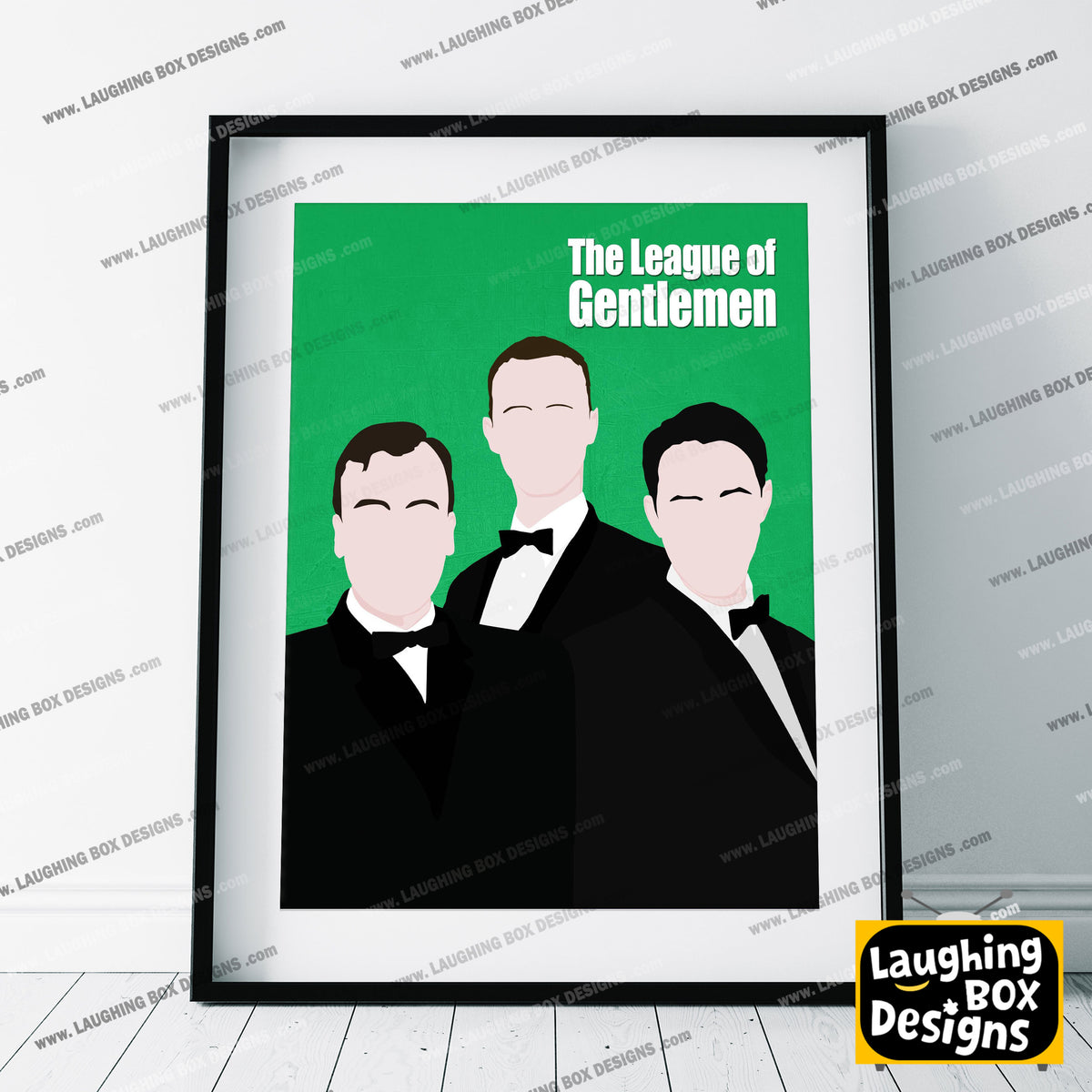 THE LEAGUE OF GENTLEMEN Comedy Characters Minimalist Print