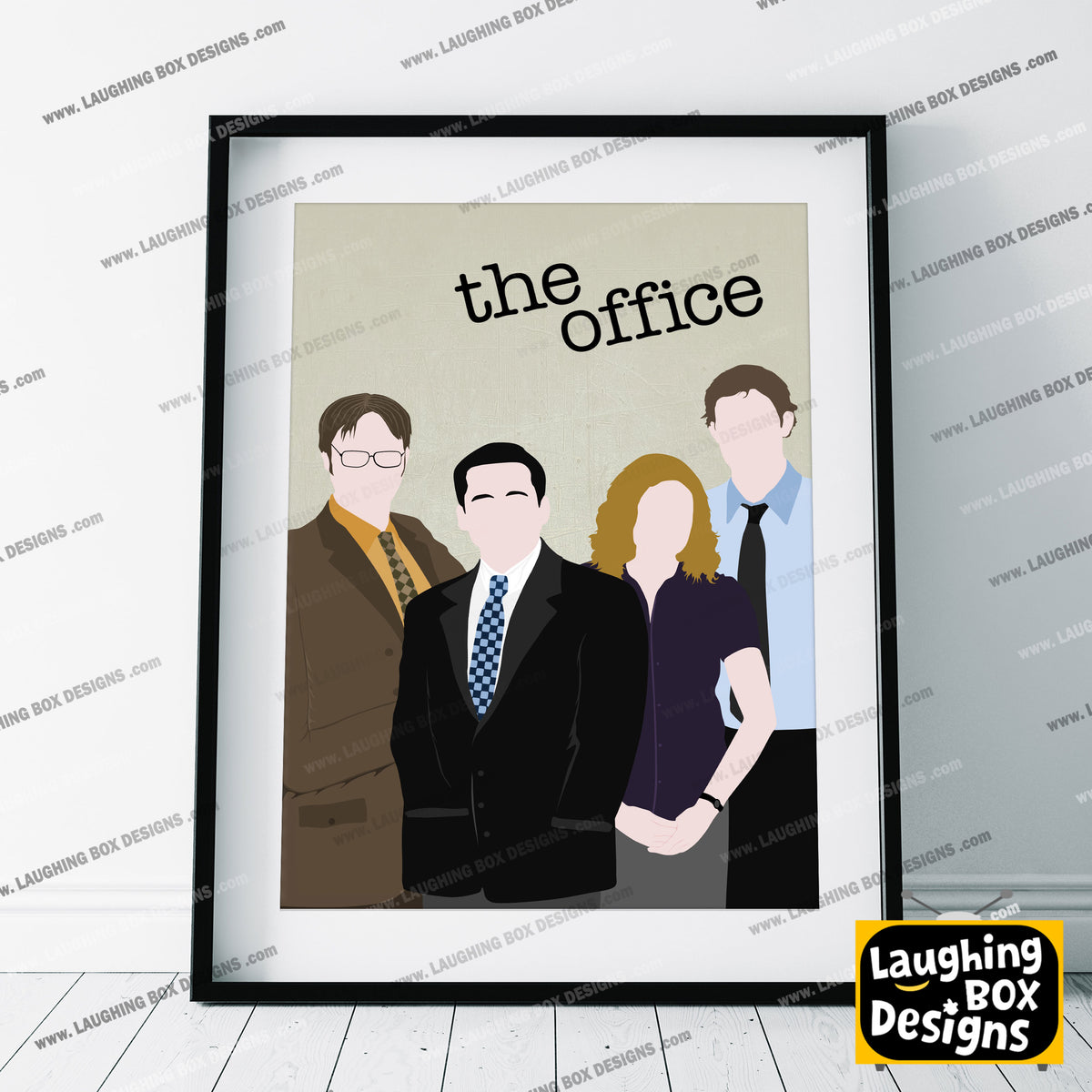 THE OFFICE (US) Comedy Characters Minimalist Print
