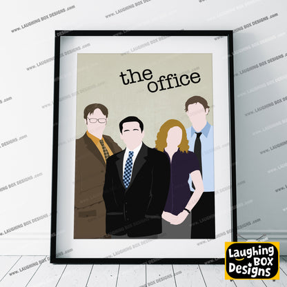 THE OFFICE (US) Comedy Characters Minimalist Print