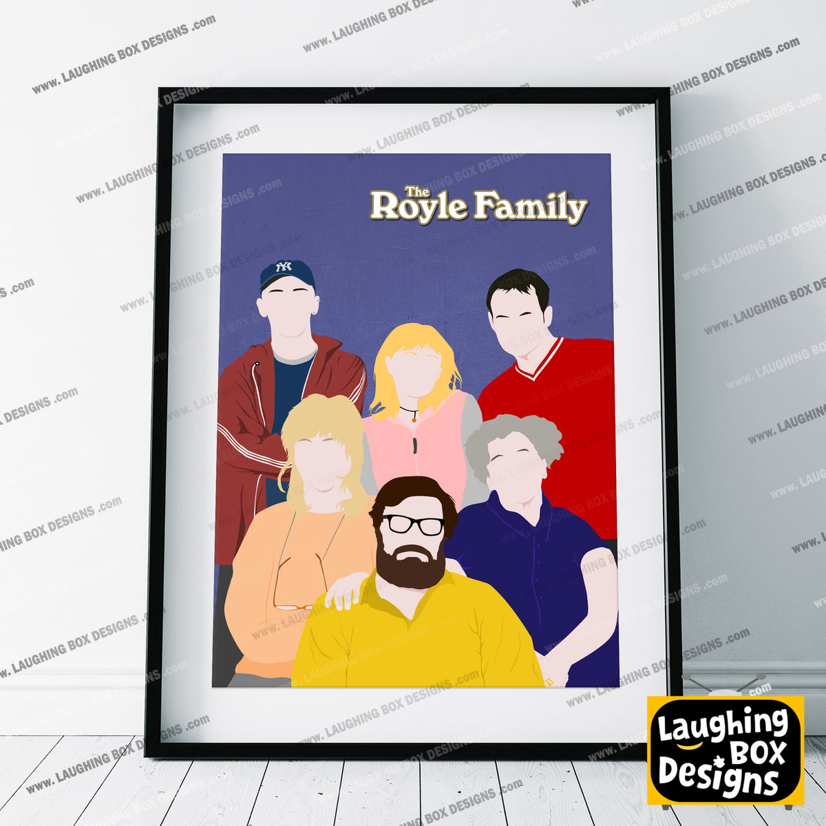 THE ROYLE FAMILY Comedy Characters Minimalist Print