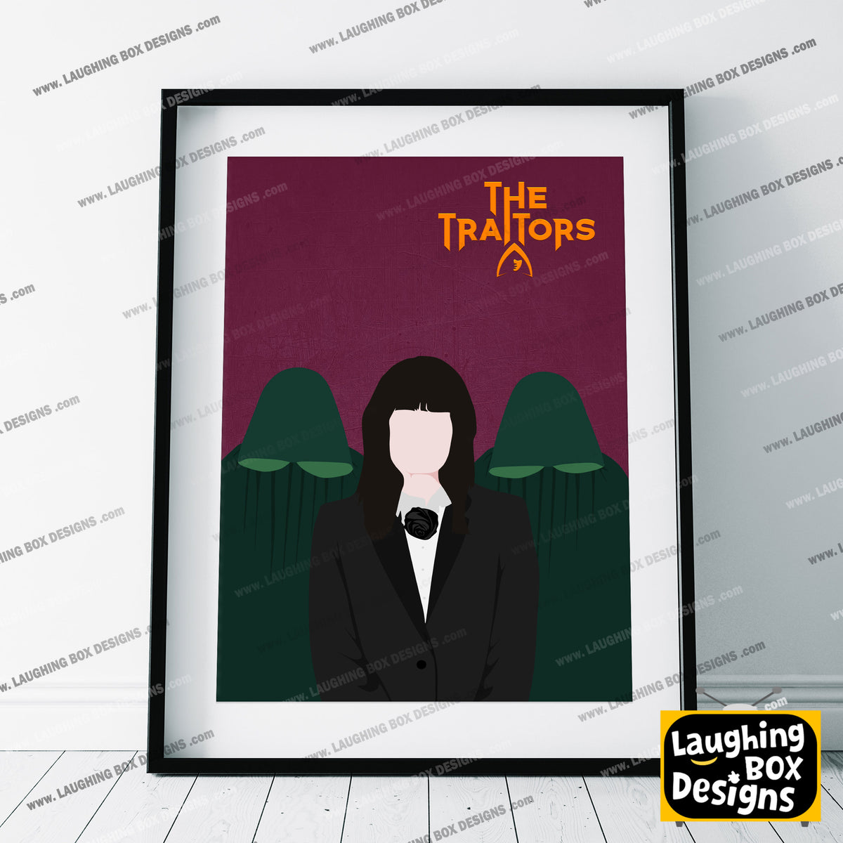 THE TRAITORS Television Show Minimalist Print
