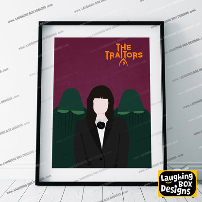 THE TRAITORS Television Show Minimalist Print