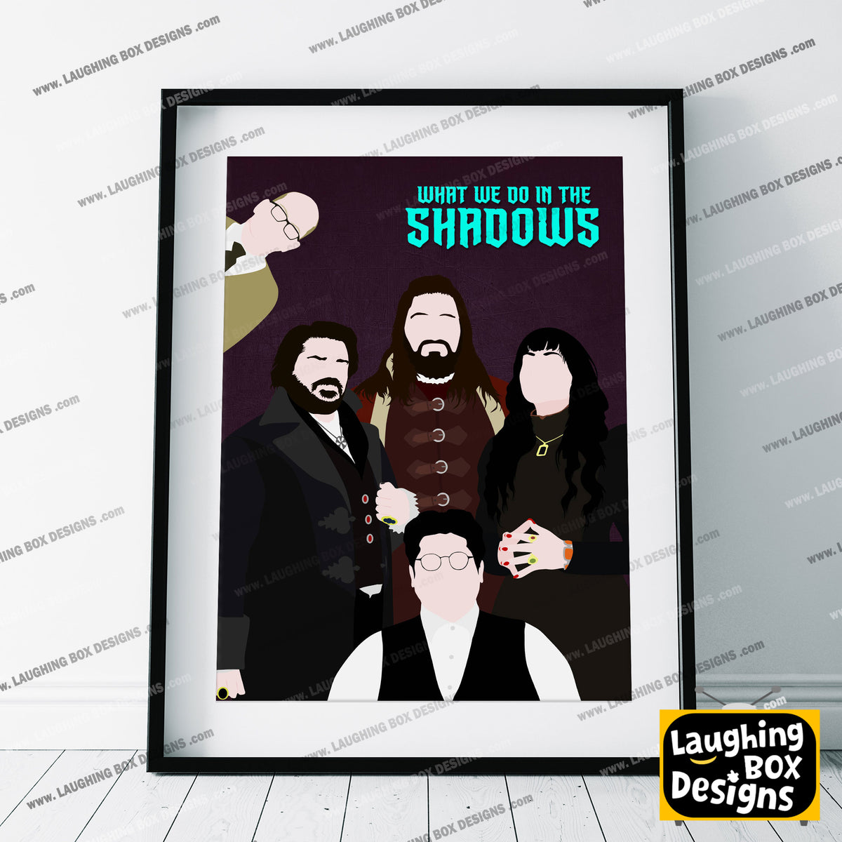 WHAT WE DO IN THE SHADOWS Comedy Characters Minimalist Print