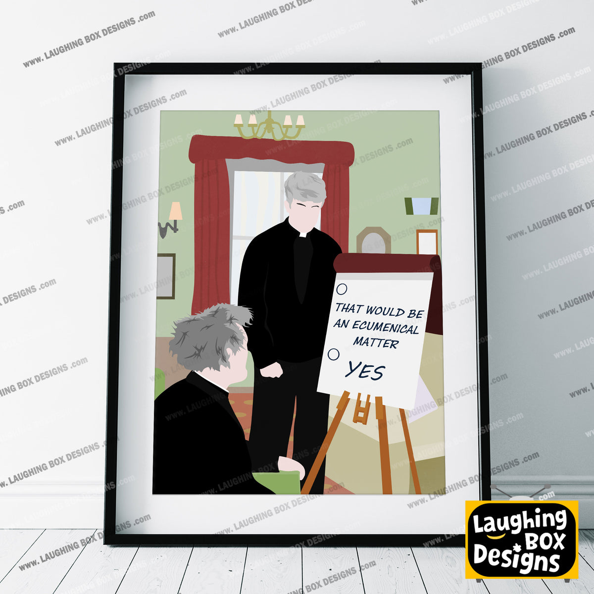 That Would Be An Ecumenical Matter / Full scene, Father Ted Print