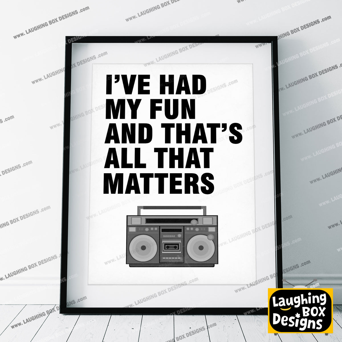 I've Had My Fun And That's All That Matter - Father Fintan Stack, Father Ted Print