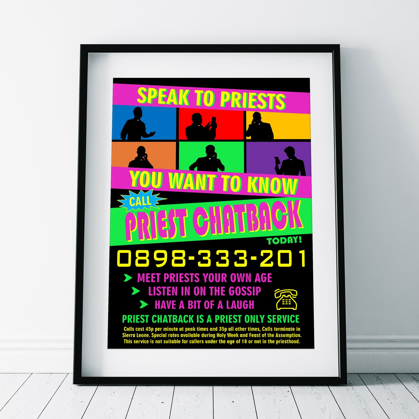 Priest Chatback / Father Ted Poster, Father Ted Print