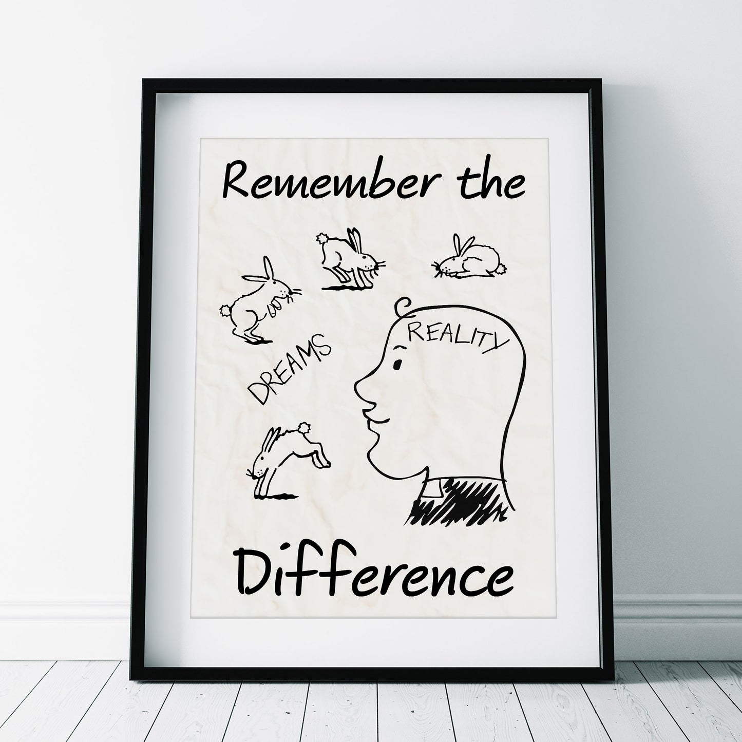 Dougal's Dreams and Reality Sketch, Remember the Diffrence, Father Ted Print